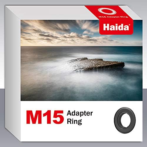 Haida HD4434 Sistema de filtro quadrado para série M15, anel adaptador, diâmetro do filtro: 2,8 polegadas, filtro retangular
