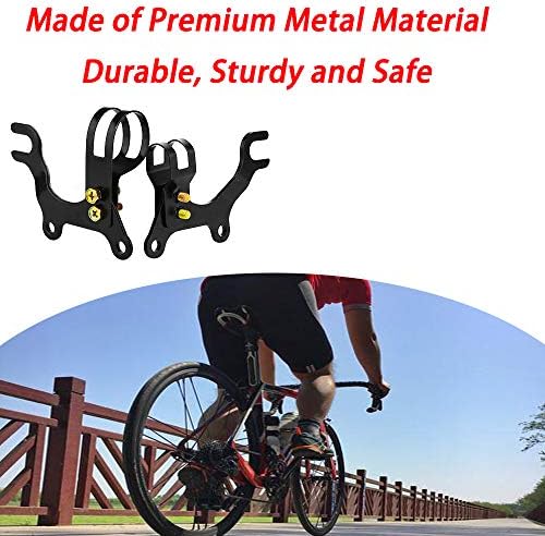 Adaptador de suporte de freio de 2 pacote DQITJ 2 Suporte de montagem de bicicleta MTB de 20 mm e 31,8 mm componentes de bicicleta de freio de disco