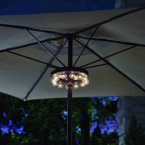 Umbrella Light, Guba de guarda -chuva ao ar livre LEDS BATERAGEM sem fio com controle remoto, Zhongxin Patio Umbrella