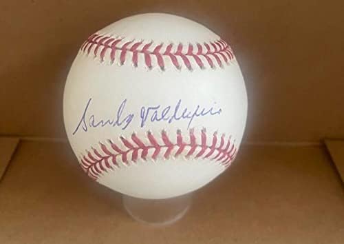 Pilotos de Sandy Valdespino Seattle assinaram autografados A.L. Baseball Bas Authenticed