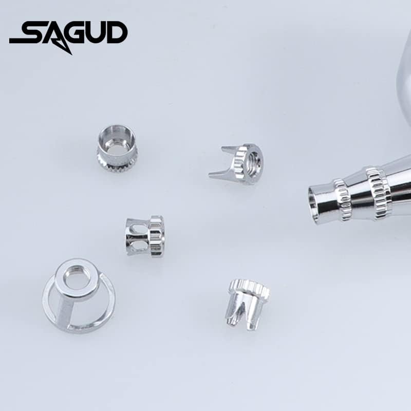 Sagud 5pcs Universal Airbrush agulha Tampas de substituição Acessórios de substituição