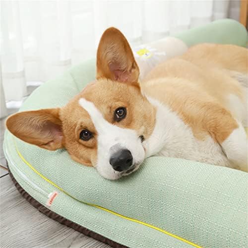 TJLSS Summer Dog Bed Caseira Removável lavável Dog Reclinner Pet