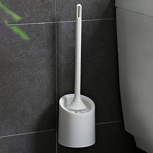 Larro Brush Brush Pusher Brush and Selder Set, Kit de limpeza de escova de vaso sanitário macio, escova de escova de vaso