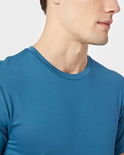 32 graus Camiseta clássica masculina clássica dos homens | Anti-odor | Alongamento de 4 vias | Merfação de umidade