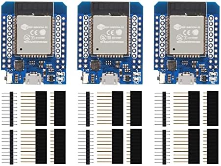 HILETGO 3PCS ESP32 MINI ESP-WOLOM-32 CONSELHO DE DESENVOLVIMENTO WLAN WIFI BLUETOOTH IoT Development Board