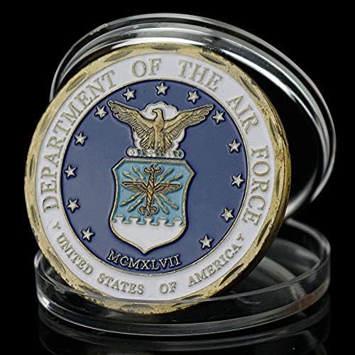 Desafio da Força Aérea dos EUA Departamento de cobre da Força Aérea da Força Aérea Presente Comemorativa de Gift
