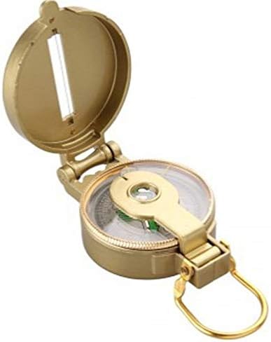 Zjhyxyh Golden Spiral Compass portátil bússola, bússola de navegação ao ar livre ferramentas para orientação e sobrevivência ou caminhada durável