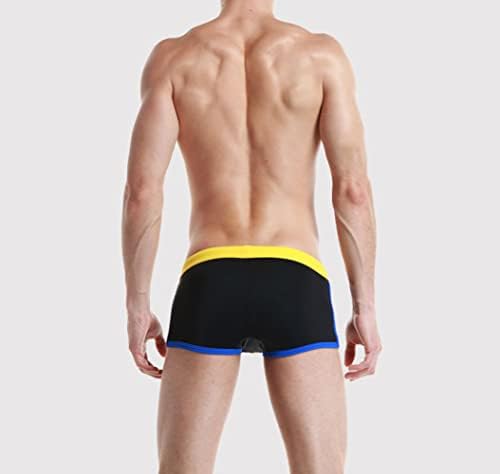 Blfyqb Swim Turncos, Homens respiráveis ​​ângulo plano Turncos de natação, briefas confortáveis ​​de natação masculina de primavera