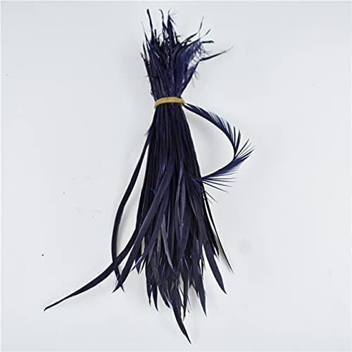 Peneiras de ganso tingidas naturais de Zamihalaa para artesanato 5-7 /13-18 cm de penas para jóias que fazem jóias