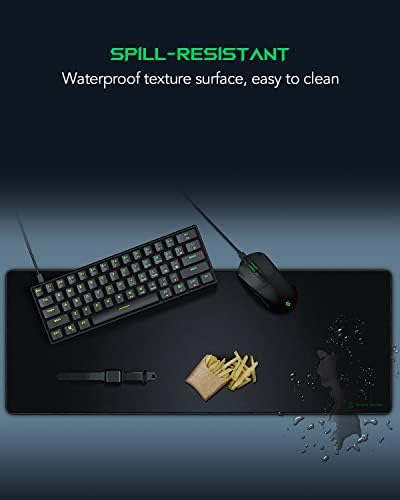 Black Shark Gaming Mouse Pad Mat Mousepad com superfície superfina Superfície lisa, base de borracha sem deslizamento,
