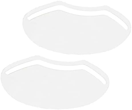 Coheali Kids Tools Douro -Bush Eye Shield 100pcs Caçadores transparentes de visors claros Protetores oculares Cabelo de salão