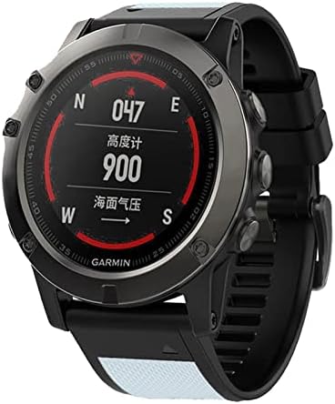 BARRART 26 mm 22mm Watch Watch Band para Garmin Fenix ​​6x 6 Pro 5x 5 Plus 3 HR Enduro 935 Silicone EasyFit Wrist Smart Watch Bracelet