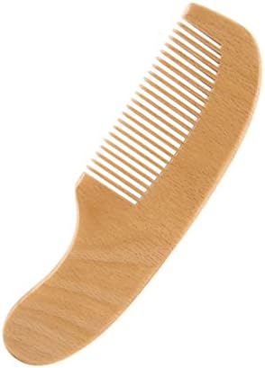 Brecha de cabelo de madeira de 3 peças Brush & pente Conjunto para recém-nascidos e pequenas crianças Bristes Baby Brush Massagem para