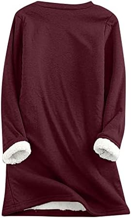 Camisas de outono para mulheres 2022 Sorto de moletom de algodão de algodão impressão de Natal Tops de roupas ativas grandes para mulheres