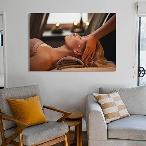 Poster de salão de beleza corporal de beleza massagem integral spa Poster Canvas Pintura Poster de arte de parede para