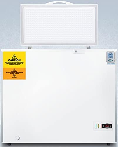 Summit Appliance Vlt74-35ºC Laboratório 6.7 Cu.ft. Freezer de peito com guardas de canto de aço inoxidável, termômetro