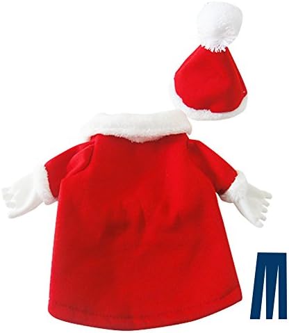 Trajes de Natal Mikayoo para cachorro pequeno cachorro ou gato, terno de Papai Noel com chapéu, vestido de Papai Noel