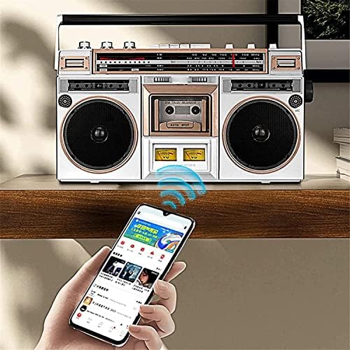 Radio Cassette Player Recorder, Cassette Boombox, AM/FM Radio, streaming sem fio, fone de ouvido, converter cassetes para