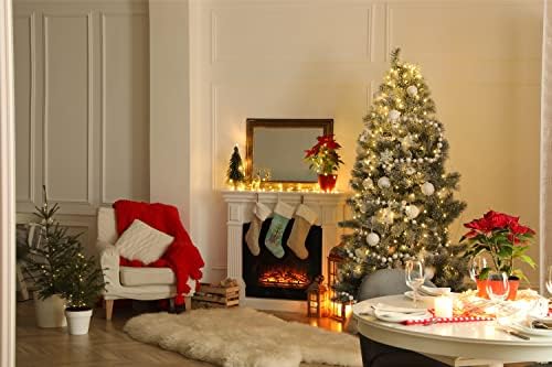 Tesouros de Caroline CK3862CS POMSKY #2 Árvore de Natal Meias de Natal, lareira pendurando meias de Natal Decorações de férias em família de festa de Natal,