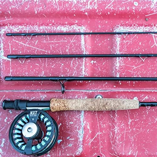 Temple Fork Outfitters NXT Black Rótulo Black água doce Água salgada Ação moderada Hastes de pesca com mosca - kits de haste e bobina disponíveis
