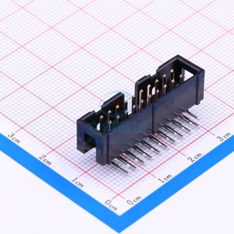 2 PCS Connector MILBOXTYPEPLUG20PRIGHTANGLANGLE1POLARIZE Plug-in do conector IDC, p = 2,54 mm