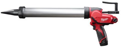 Milwaukee M12 12V 20 oz. Kit de pistola de calafetagem de barril de alumínio 2442-21 Novo