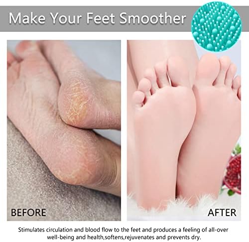 Scrubbers de pé para uso no chuveiro, com copos de sucção sem deslizamento- limpeza para melhorar a circulação do pé e acalmar os