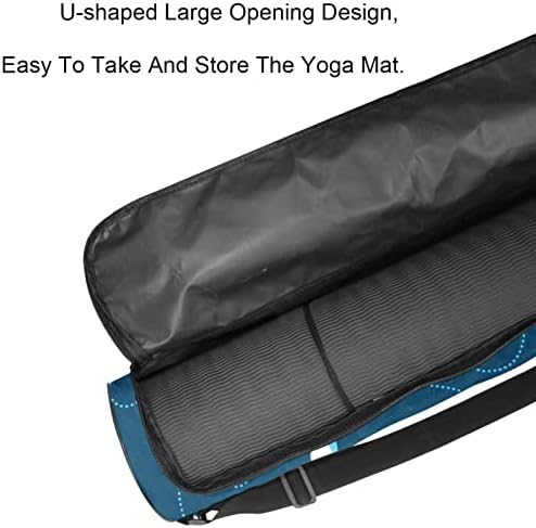 Bolsa de transportadora de ioga de padrão de avião do espaço externo com alça de ombro de ioga bolsa de ginástica Bolsa de praia