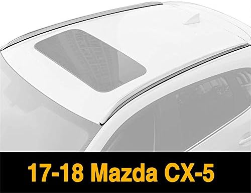 Substituição da barra cruzada do rack de telhado de alumínio para 2017 2018 2019 2020 2021 2022 Mazda CX-5 Top Side Rails Bars de telhado Blacks Carrier Rack