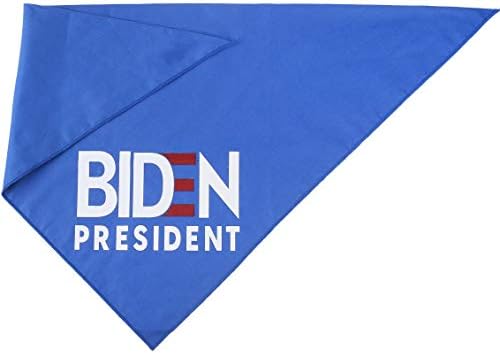 Presidente de Biden Dog Bandana Triângulo Reversível Bibs Lenço de estimação