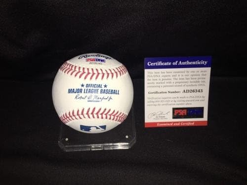 Romero Brito assinou a Major League Baseball World Famous Artista com Sketch PSA - Bolalls autografados