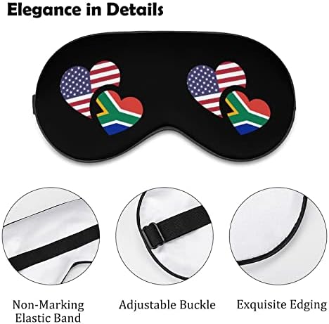 South_Africa US Bandy Máscara macia máscara de olho Shading Máscara de sono de sombra eficaz com cinta ajustável elástica