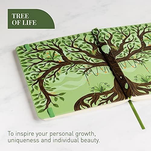 Rileys Tree of Life, 8 x 6, Lined Journal 240 Pages, Paper de marfim, caderno forrado para homens e mulheres, grande presente para