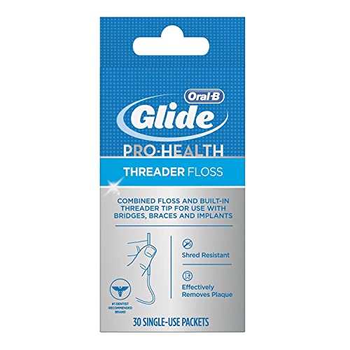 Glide Thread Fled, 30 caixas de pacote de uso único
