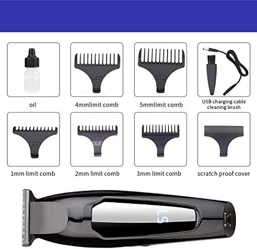 Quul USB Charging Trimmer Máquina de barbear Cabelo elétrico Clippers Barbeiro de cortador de cabelo masculino