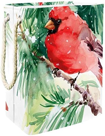 NDKMEHFOJ Bird Cardinal Rapazina Cestas de Rapazes Dirty Cortador de Roupas Diretas Diretas Dirigável Manunha macia colorida para suportes destacáveis ​​para casa