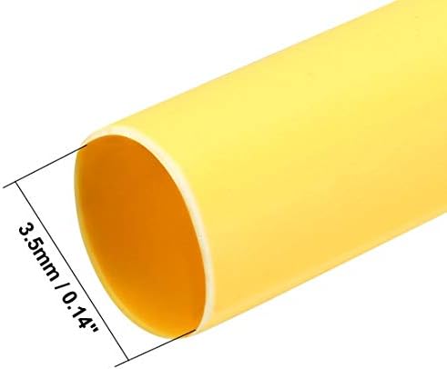Bettomshin PE Tubo de tubo de encolhimento de calor PE 0,79 polegadas DIA 32,81 pés comprimento de tubo de tubo isolado Razão 2: 1 manga de cabo elétrico para proteção de isolamento duradoura Long Black 1pcs