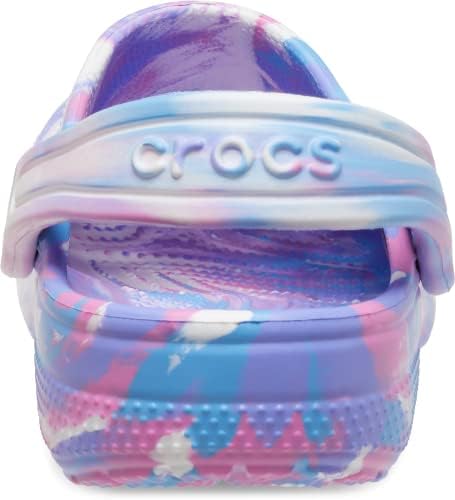 Crocs unissex-child clássico marmorizado tie de corda