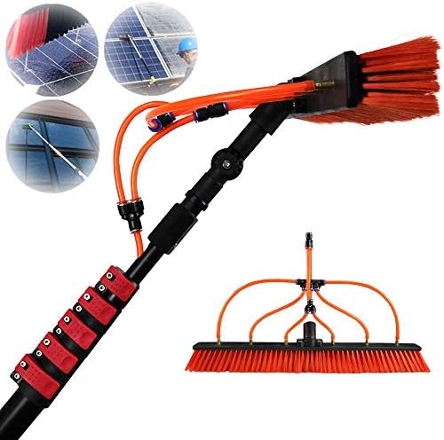 Omoons Limping Brushs, extensível limpador de limpeza de telhado de telhado de telesbrush, pólo de limpeza de janelas adequado