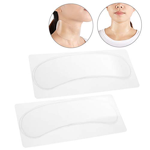 Máscara de pescoço, silicone cuidados com a almofada anti-quedas anti-quedas envelhecidas com clareamento reutilizável fita de
