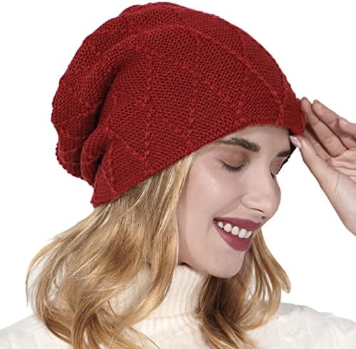 Chapéus de gorro de inverno homens femininos gorro deslealado de esqui de bicicleta de bicicleta de malha