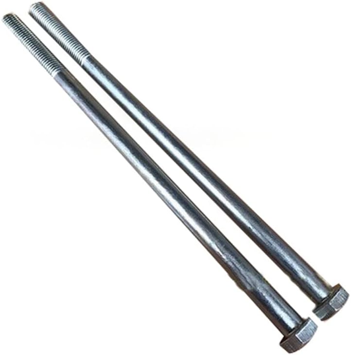 2pcs m6*135 mm de parafuso hexagono externo Lengthing parafuso da máquina de parafuso 4.8 grau de aço carbono zinco alta