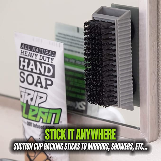 Segurar limpo | Escova de unha para limpeza nas unhas - pincel de unhas de cerdas duras para homens e mecânicos - escova