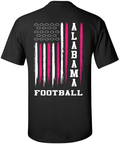 Bandeira de futebol American Sports Sports Sports Game Day Daypating Camiseta de manga curta Camiseta gráfica
