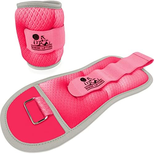 Pesos do pulso do tornozelo 5lb - pacote rosa com halteres prisma 35 lb