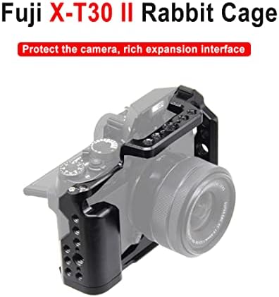 Feichao Câmera de liga de alumínio compatível com Fuji XT30 XT30II XT20 XT10 Expansão da câmera