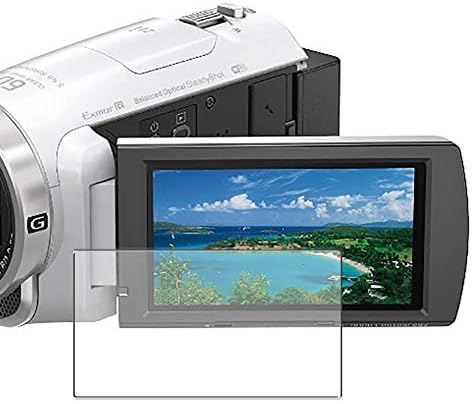 PUCCY 3 PACK Anti-Blue Light Screen Protector Film, compatível com a câmera de câmera digital da Sony Handycam HDR-PJ680 TPU