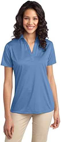 Autoridade portuária Ladies Silk Touch Performance Polo, Carolina Blue, M