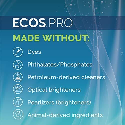 Sabão do ECOS Pro Hand | Hipoalergênico | Sem perfume | Fórmula prontamente biodegradável | Com vitamina E e antioxidantes | Feito