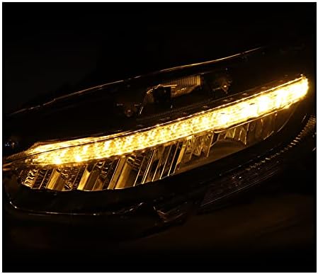ZMAUTOPARTS SINAL SEQUENCIAL LED FARECTRAMPS COMPATÍVEIS COMPATÍVEL COM COMPATÍVEL COM -2020 HONDA CIVIC